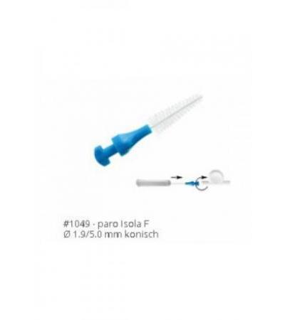 PARO ISOLA F 1.9/5mm x-fein blau konisch 5 Stk
