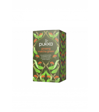 PUKKA Ginseng Matcha Green Tee Bio Btl 20 Stk