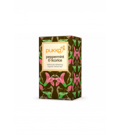 PUKKA Menthe poivrée Réglisse Thé bio Btl 20 Stk