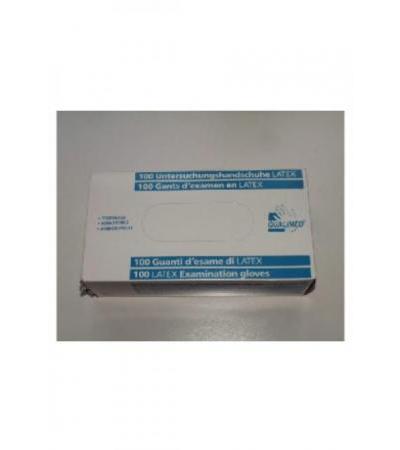QUALIMED Unters Handsch Latex L gep unst 100 Stk