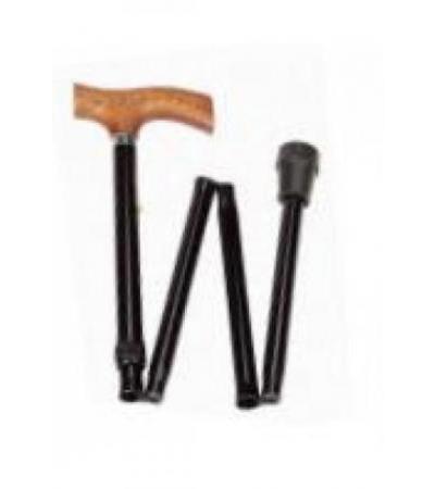 SAHAG Faltstock alu schw -100kg 85-95cm Fritz Holz