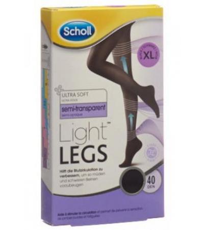 SCHOLL Lightlegs Strumpfhose 40DEN L schw 1 Paar