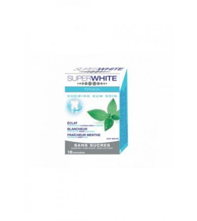 SUPER WHITE Kaugummis Weisse zuckerfrei Box 25 g