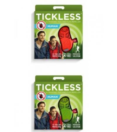 TICKLESS Adult Zeckenschutz grün /rot (Achtung! Versand nur INNERHALB der SCHWEIZ möglich!)
