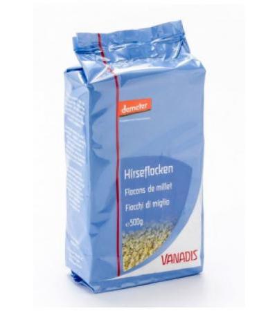 VANADIS Hirseflocken Demeter Btl 500 g