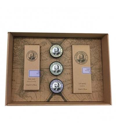 Capt. Fawcett Care - Eau de Parfum, Moustache Wax & Beard Oil Set