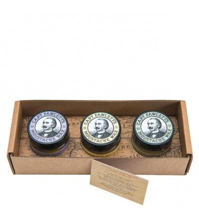 Capt. Fawcett Care - Moustache Wax Cornucopia Set