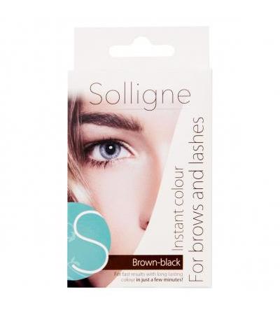 Solligne - Instant Colour for Brows and Lashes Brown Black