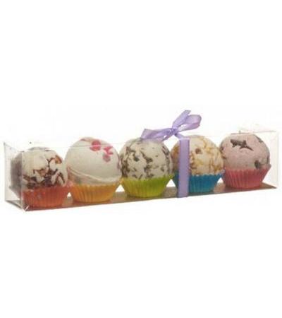 AROMALIFE GESCHENKBÖXLI (5VERSCH.BADEPRALINEN DURCHSICHT.)