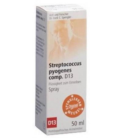 SPENGLERSAN STREPTOCOCC PYOG COMP D 13 SPRAY 50 ML