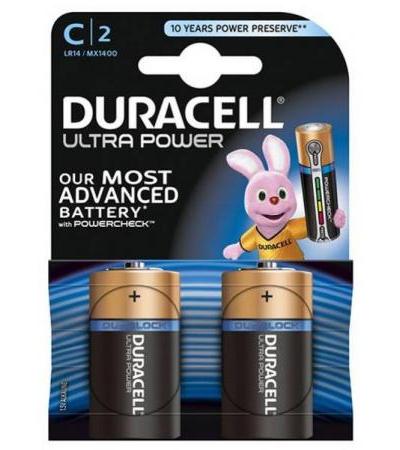 DURACELL BATTERIE ULTRA POWER MN1400 C 1.5V 2 STK