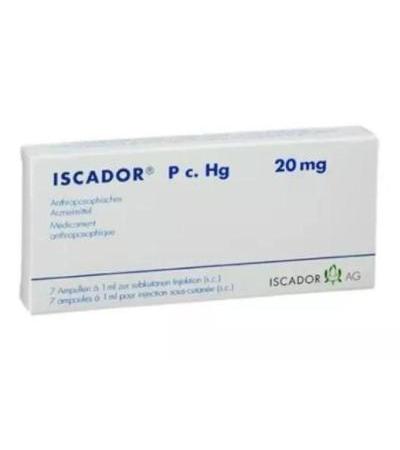 Искадор P C. Hg 20 мг 7 ампул раствор для инъекций