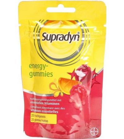 Супрадин Энерджи 25 желатиновых пастилок
